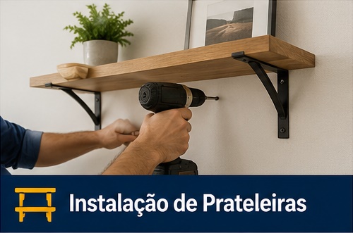 Instalação de Prateleiras e Suportes